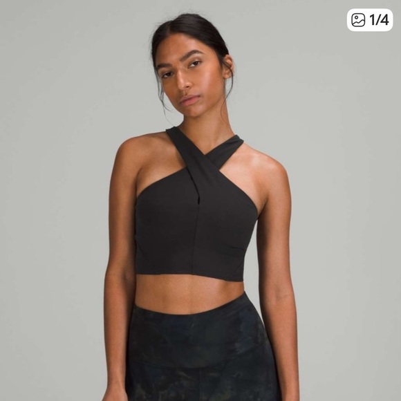🖤✨ Lululemon Nulu™ Wrap Front Long Line Bra – Black 🧘‍♀️ - Picture 5 of 6